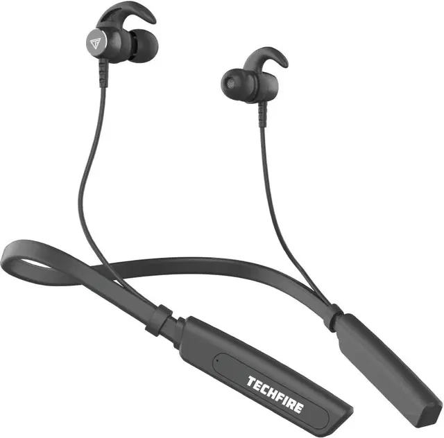 TECHFIRE Hi-Bass Wireless Neckband, Black