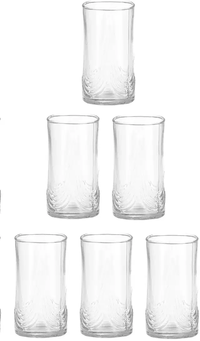 Liquor cum Cocktail Glasses, Transparent, 300 ml, Pack of 6