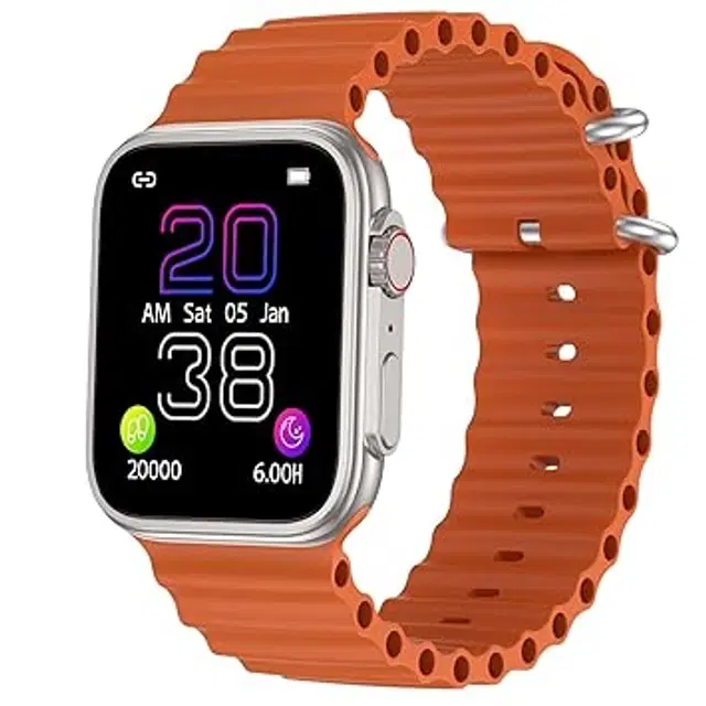 T800 Smart Watch for Men & Women, Orange