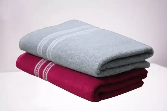 Bath Towel, 27x54 inches, Pack of 2, Multicolor