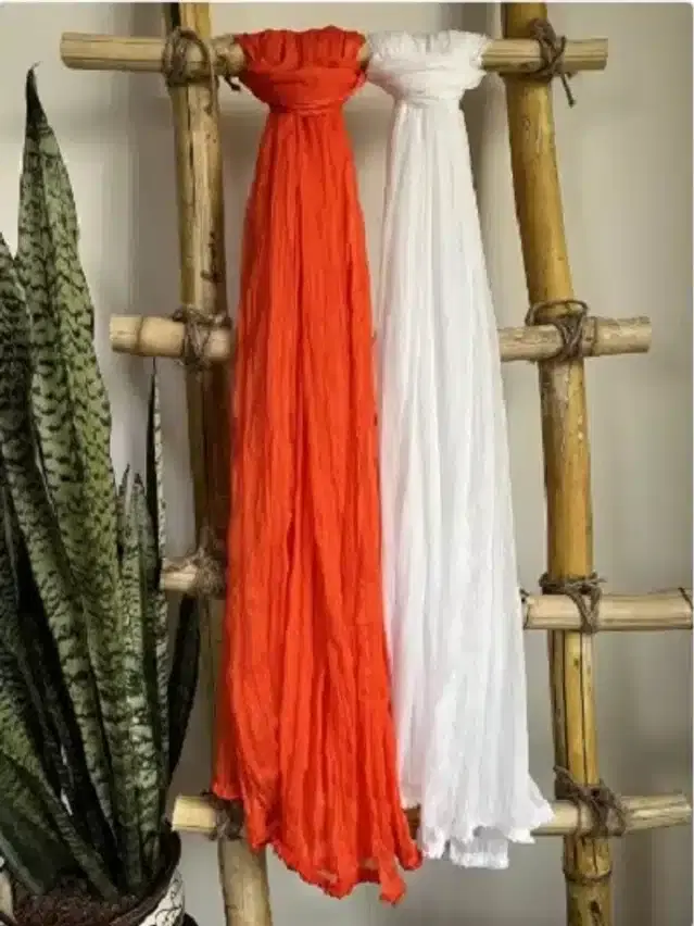 Dupatta for Women, Pack of 2 (Multicolor, 2 m)