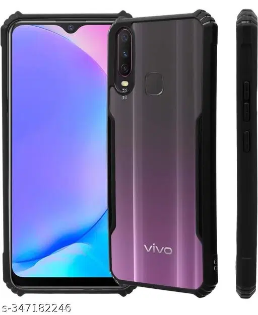 Polycarbonate Mobile Cover for Vi-vo Y15/ Y12/ Y17/ u10, Multicolor