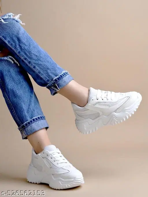 Shoetopia Women's Casual Shoes - White (IND-3)