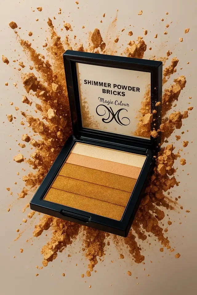 Magic Colour Shimmer Powder Brick Highlighter  [Shade 02]