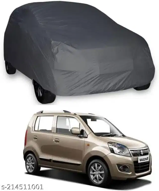 Taffeta Waterproof Car Cover for Maruti Suzuki WagonR Stingray, Multicolor