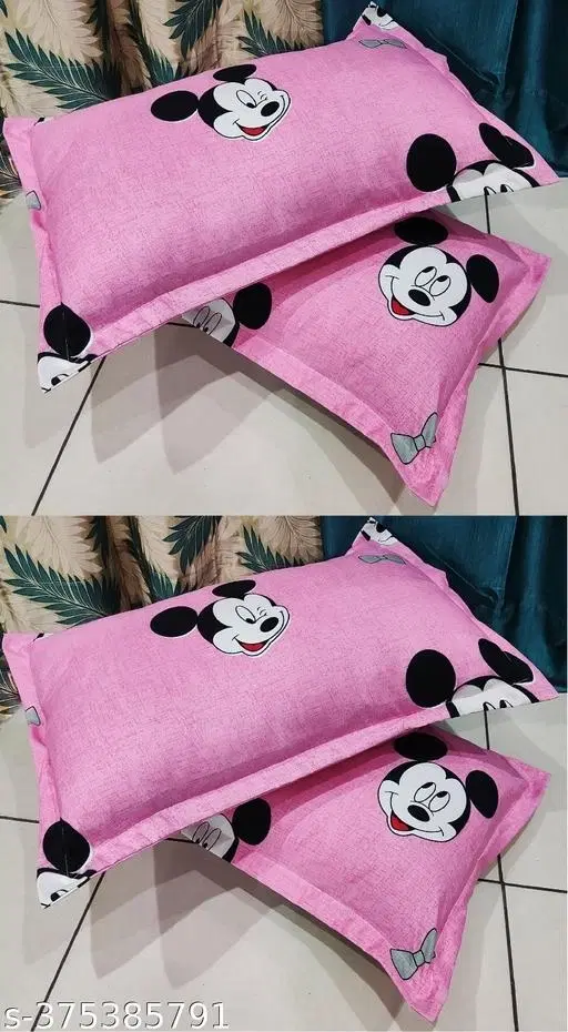 Cotton Pillow Covers, Multicolor, (17x27 inches), Pack of 4