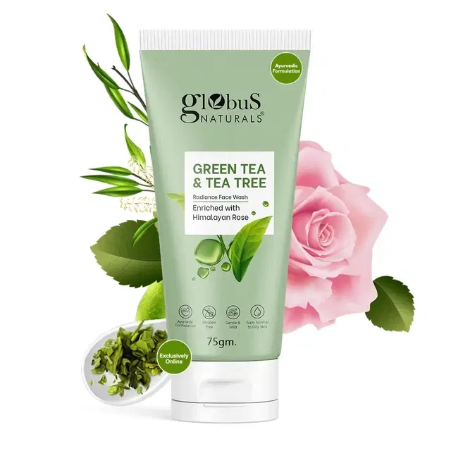 Green Tea & Tea Tree Radiance Face Wash 75 g