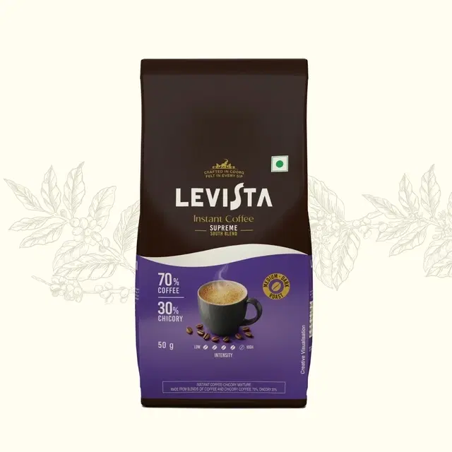 Levista Supreme Instant Coffee 50 g Pouch