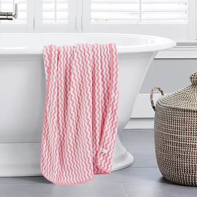 Microfiber Solid Bath Towel, Multicolor