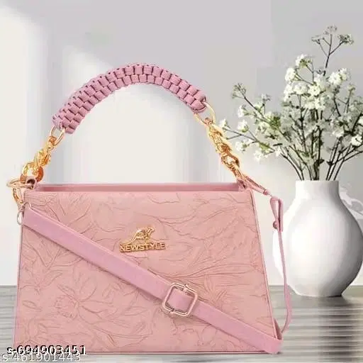 Pink Crossbody Bags & Sling Bags for Women (Pink, 1 Pc)