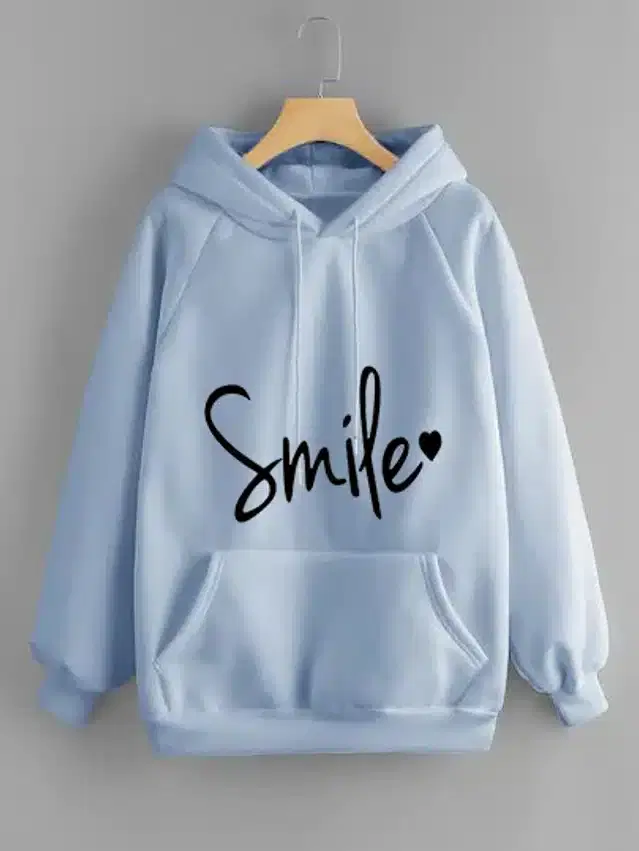 Full Sleeve Hoodie for Women (Sky Blue, S)