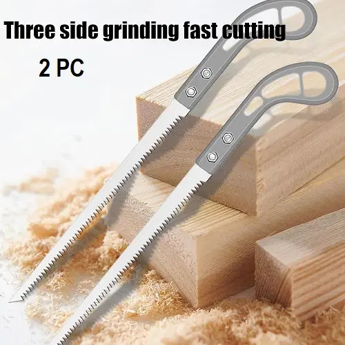 Stainless Steel Handsaw, Silver, Pack of 2