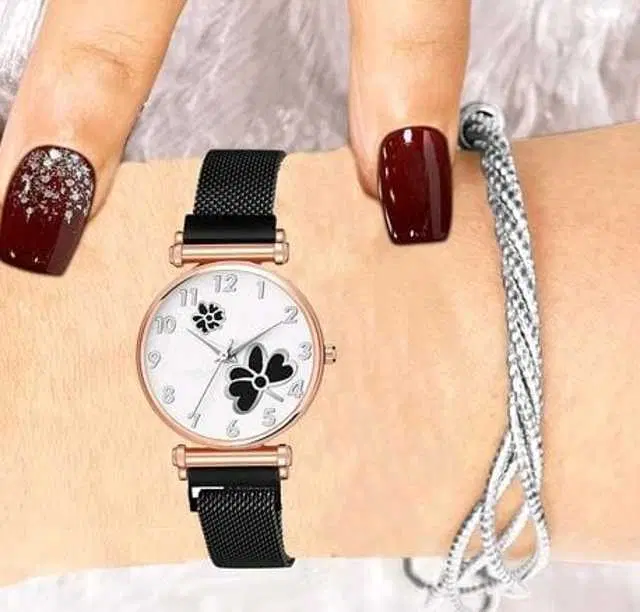 Analog Watch For Womens (Black) (WS-268)