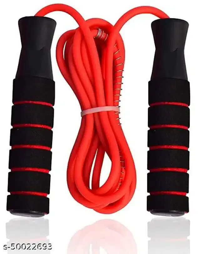 Foam Grip Skipping Rope, Red