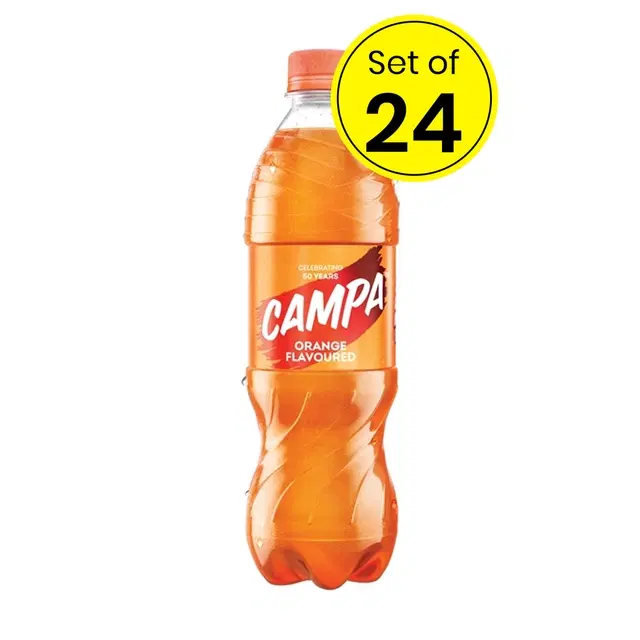 Campa Orange Flavoured Soft Drink 24X500 ml Bottle (Pack of 24)
