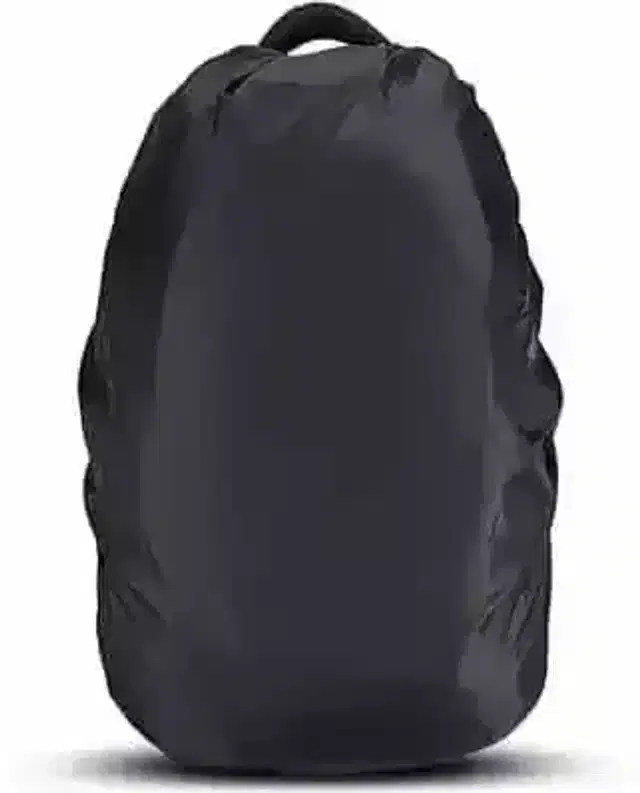 Nylon Waterproof Bag Cover Protects from Rain & Dust, Black