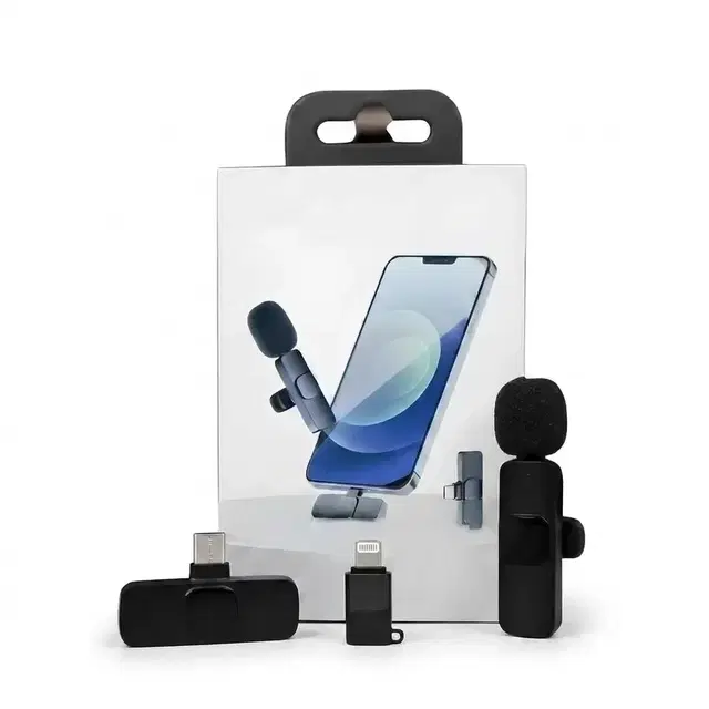 Wireless Lapel for YouTube, Vlogging, Recording For Android/iPhone/PC Microphone [Pack of 1]