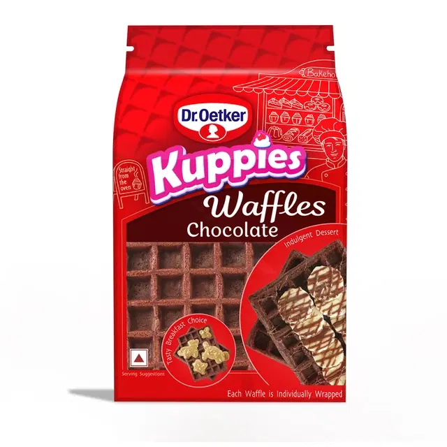Dr. Oetker Kuppies Waffles Chocolate 180 g