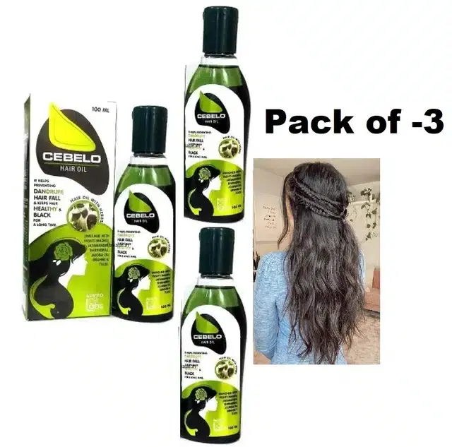 Cebelo Hair Oil, Pack of 3, 100 ml