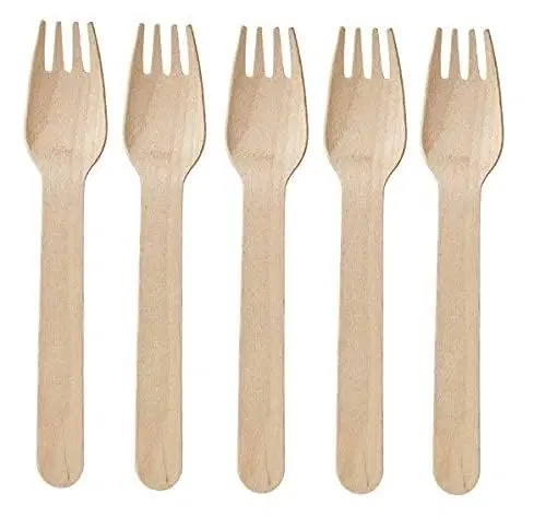 Wooden Fpork 140MMPack Of 100 Pc