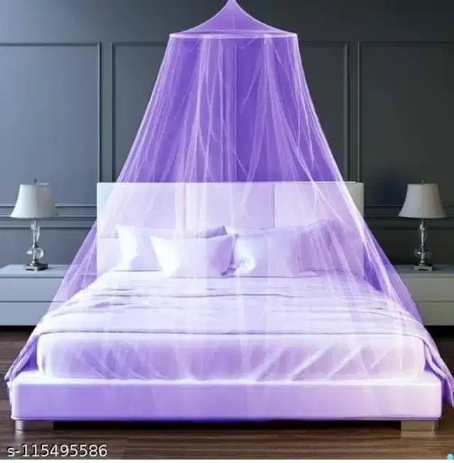 Nylon Mosquito Net, Purple, 6.7x6.5 Feet