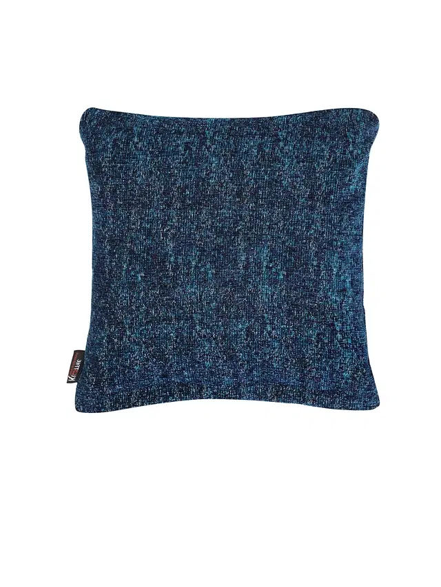 Cotton Cushion Cover, Blue, 16x16 inches