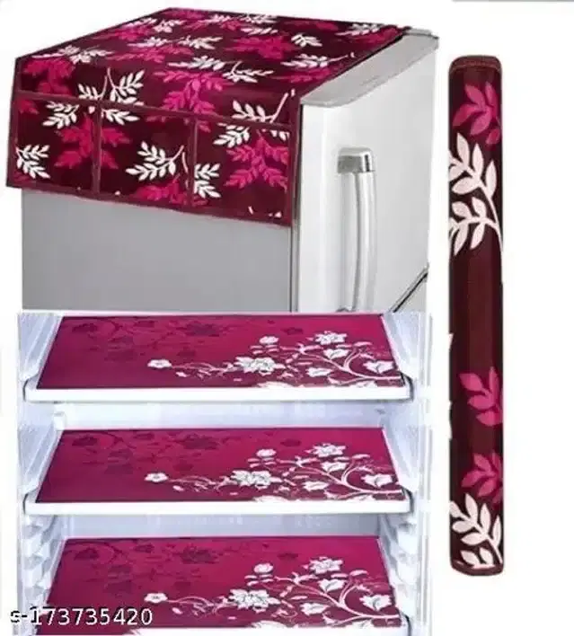 Fridge Cover Set, Multicolor, Set of 5