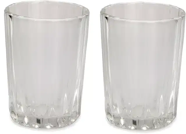 Liquor cum Cocktail Glasses, Transparent, 200 ml, Pack of 2