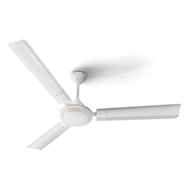 Longway Nexa P1 1200 mm 3 Blade Ceiling Fan, Ultra High Speed | White |