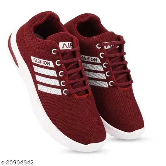 Women's Sports Shoes (Maroon, 7) (Ak-44)