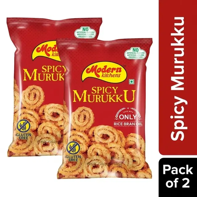 Modern Kitchens Spicy Murukku 150 g - Pack of 2