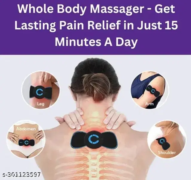 Portable Mini Electric Pulse Butterfly Neck Massager