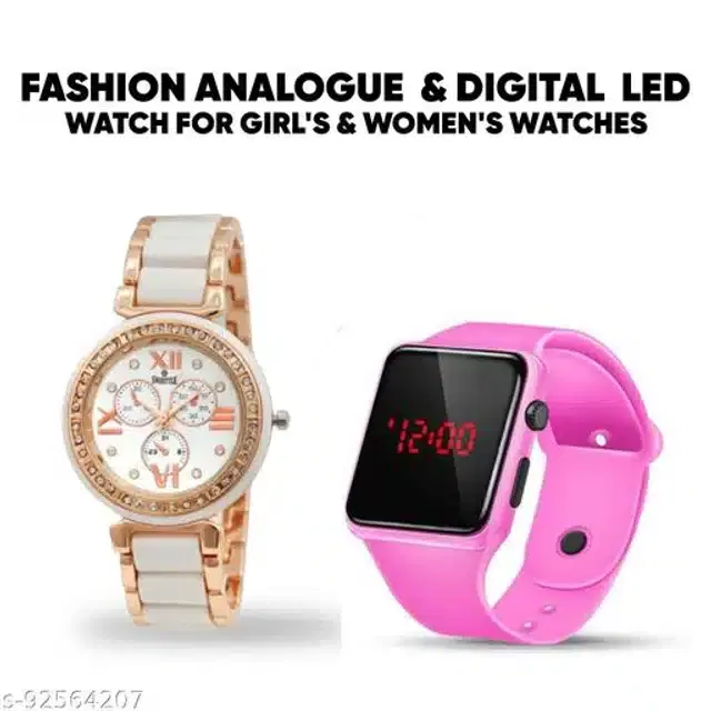 Analog Watch for Women (Multicolor)