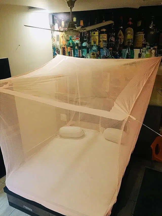 Nylon Mosquito Net, Multicolor, 4x6 Feet