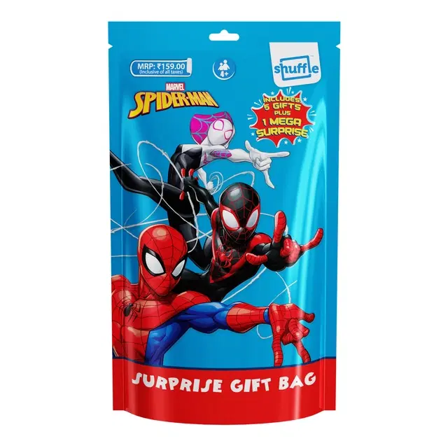 Parksons Shuffle Marvel Spider-Man Surprise Gift Bag