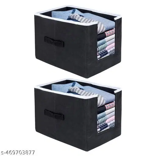 Non-woven Clothes Cover,  (Multi),  (Pack Of 2)