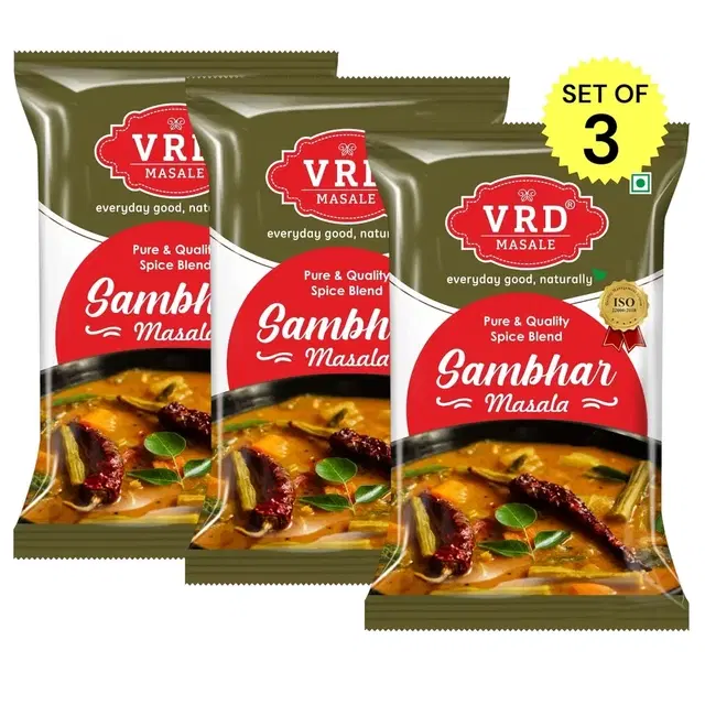 Vrd Sambhar Masala 12 g (Pouch) (Set Of 3)