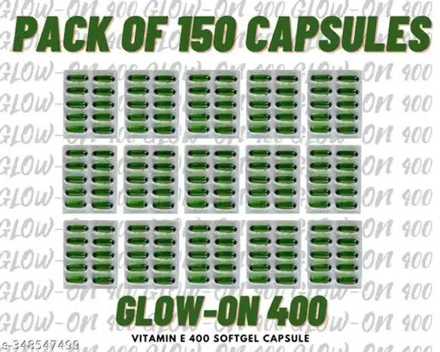 Vitamin E 400 Softgel Capsules, Pack of 150