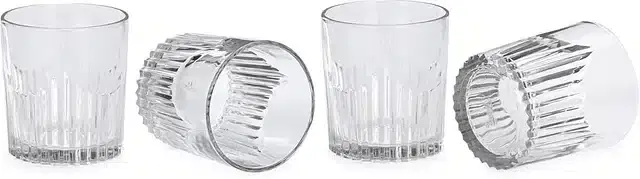 Liquor cum Cocktail Glasses, Transparent, 200 ml, Pack of 4