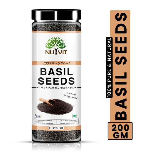 Nutvit Basil Seeds, 200 g