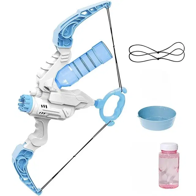 Toy Cloud 2-in-1 Bow & Arrow Bubble Blaster Toy for Kids