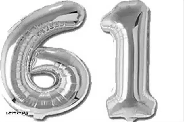 Number Foil Balloon, Assorted, Pack of 1