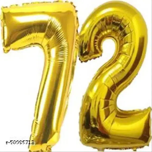 Number Foil Balloon, Assorted, Pack of 1