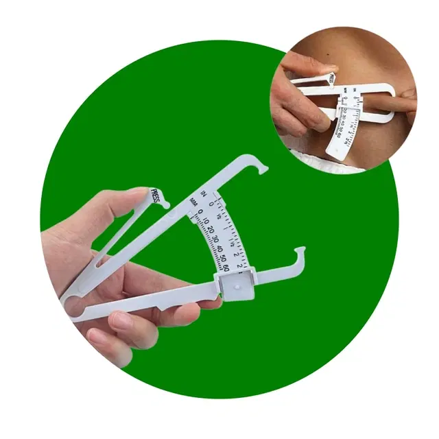 Lightweight Eco-Friendly Body Fat Measuring Caliper, Multicolor, Pack of 1