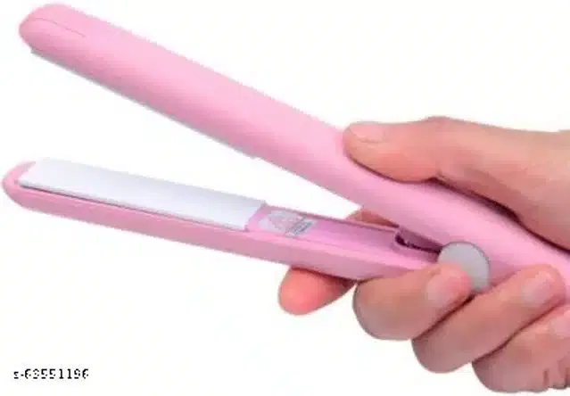 Mini Hair Straightener, Pink
