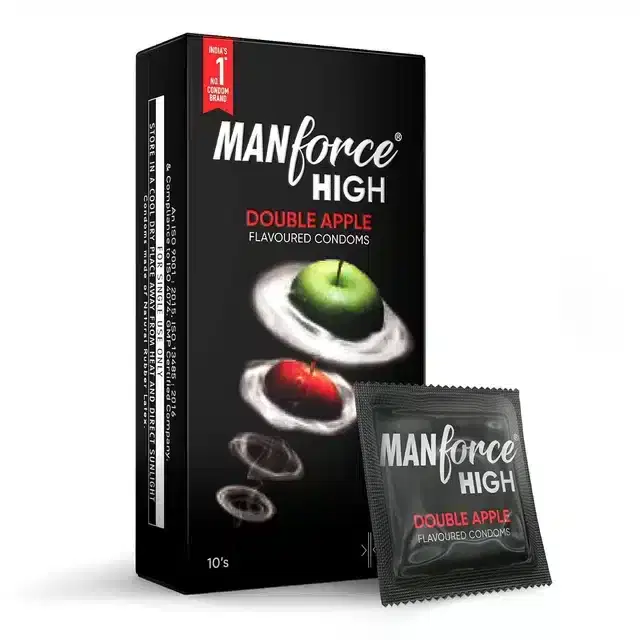 Manforce Extra Dotted Condoms, Pack of 10