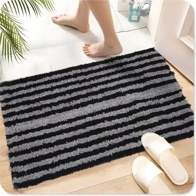 Soft Cotton Anti Skid Door Mats, Multicolor, 35x55 cm