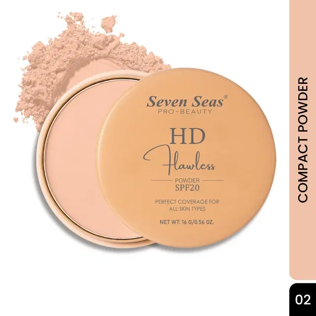 Seven Seas Absolute Compact Powder, Natural Ivory