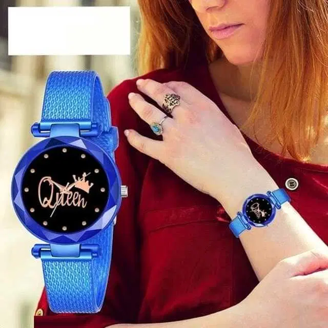Analog Watch For Womens (Blue) (WS-143)
