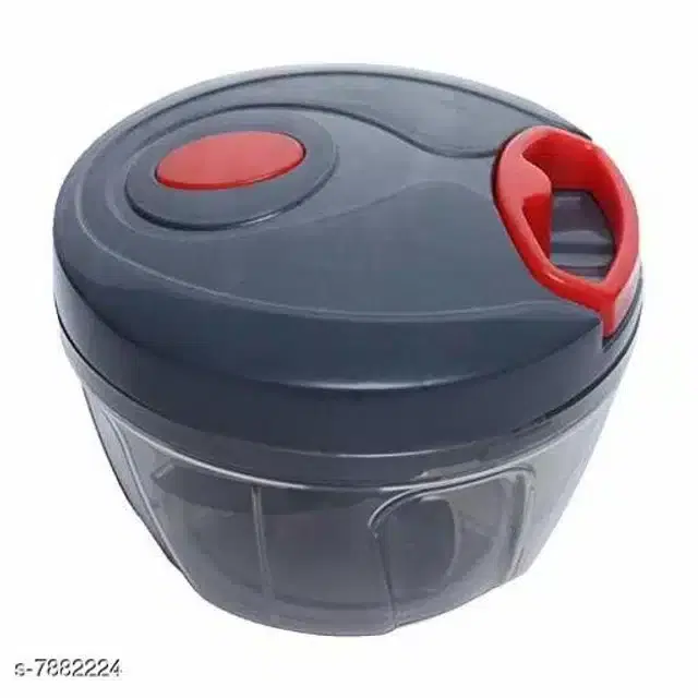 Manual Vegetable Chopper, Black, 350 ml